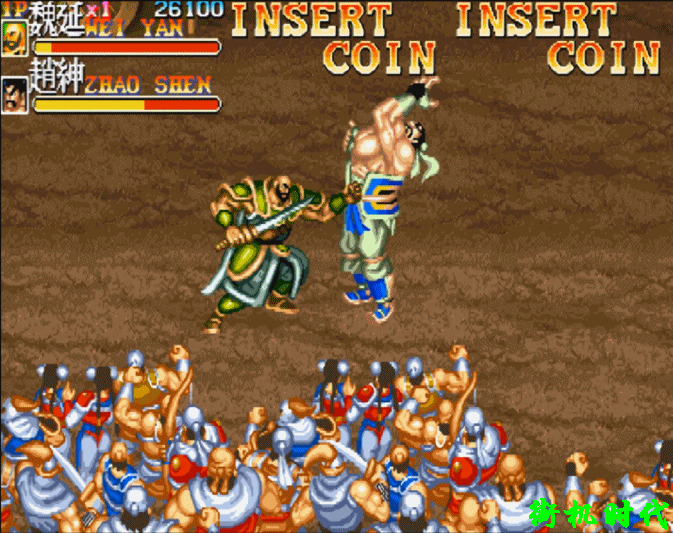 街機游戲中的“安泰之死”，滿血BOSS被活活扼死在空中