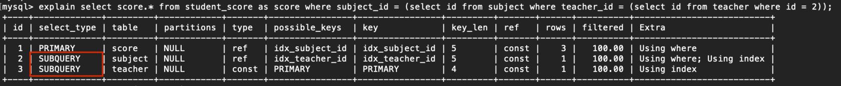 一张图彻底搞定MySQL的explain