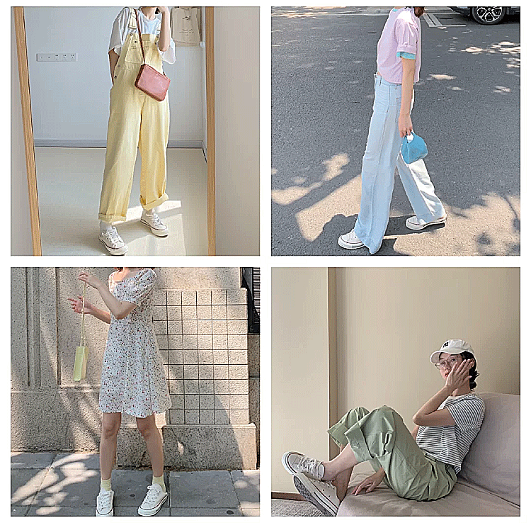 一周穿搭指南，简约清新，直戳少女心