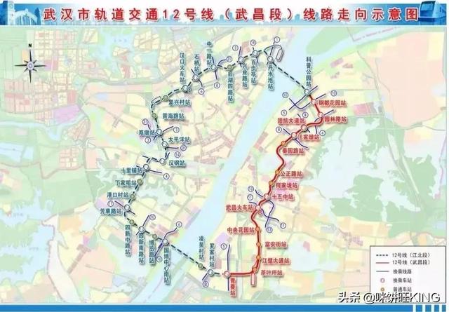 地铁12号线(即将开建),作为环线,借助地铁交通的强大换乘功能,跨越