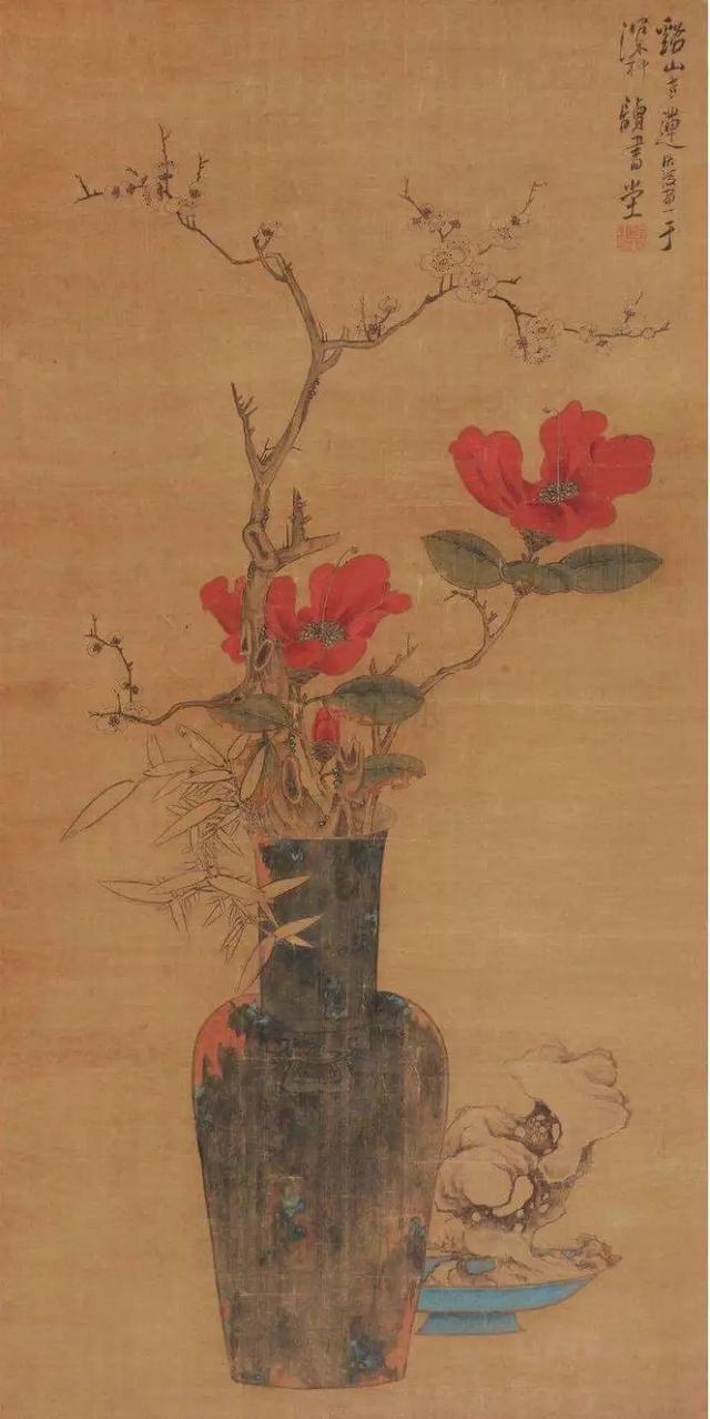 古代中国绘画中的插花艺术