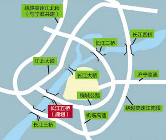 南京长江梅子洲过江通道：全长12公里，全面加密