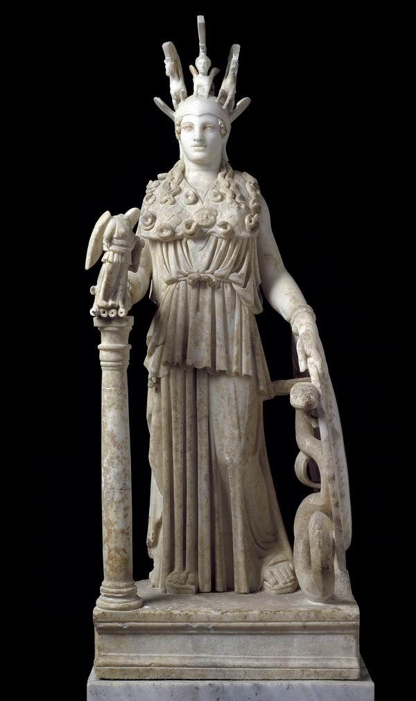 雅典娜女神像 作品图片