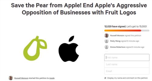 苹果logo跟梨型图标的APP像？苹果起诉Prepear