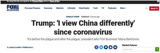 特朗普固执使用“中国病毒”描述疫情，CNN反驳：绝对不是