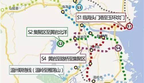 台州軌道交通:規劃10條線路,近期建設有s1線和s2線