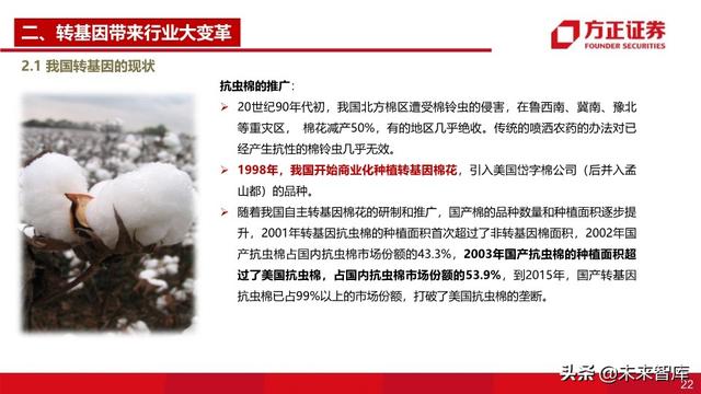 种子行业深度报告：重视粮食安全，抓住转基因投资主线