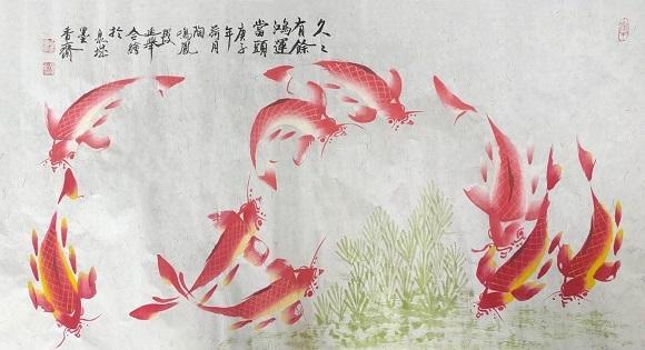 画家陶鸣凤——千姿百态 、异彩纷呈、鱼外有音、回味无穷