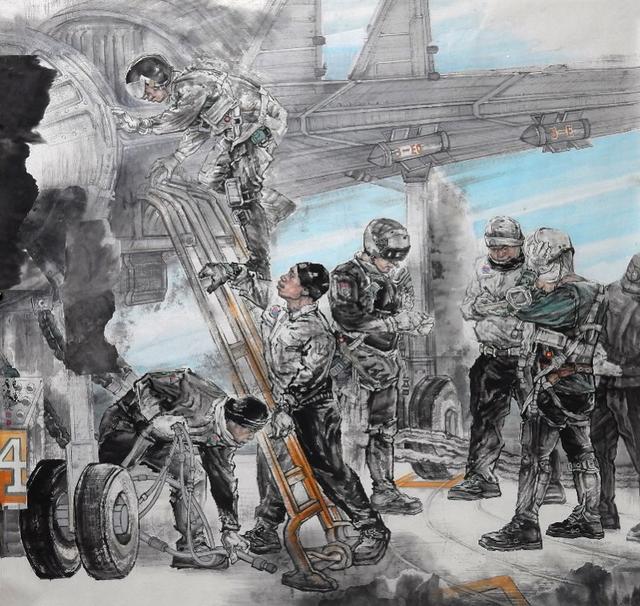 《向軍旗致敬》——慶祝八一建軍節93周年書畫作品展示