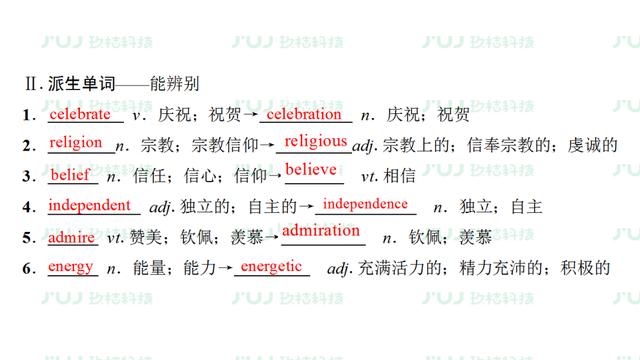 高考英语一轮复习：必修3 Unit1（人教版重难点、考点）