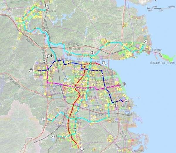 台州轨道交通:规划10条线路,近期建设有s1线和s2线