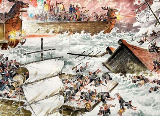 中国历史上最早的一次大规模海战，三千宋军全歼七万金军