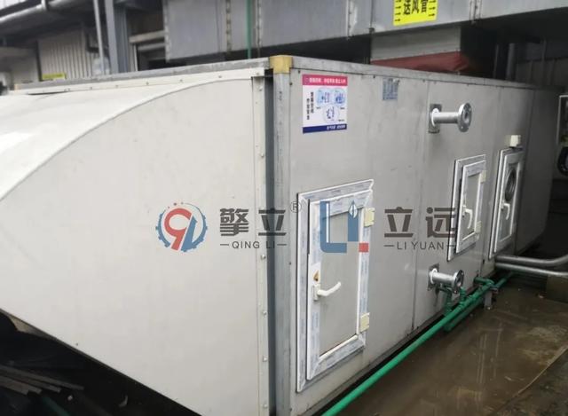 擎立安装案例 | 广州知名涂料企业新风机组加装表冷器