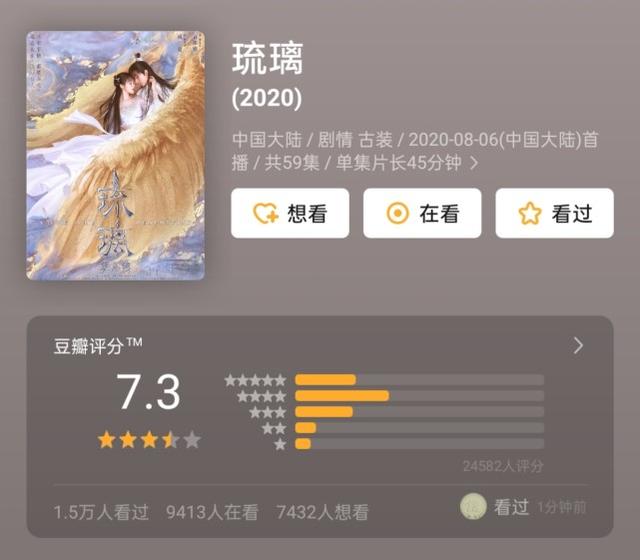 《琉璃》口碑不输《香蜜》，可惜却总是火不起来！粉丝心急如焚
