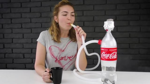 用矿泉水瓶怎么做水烟