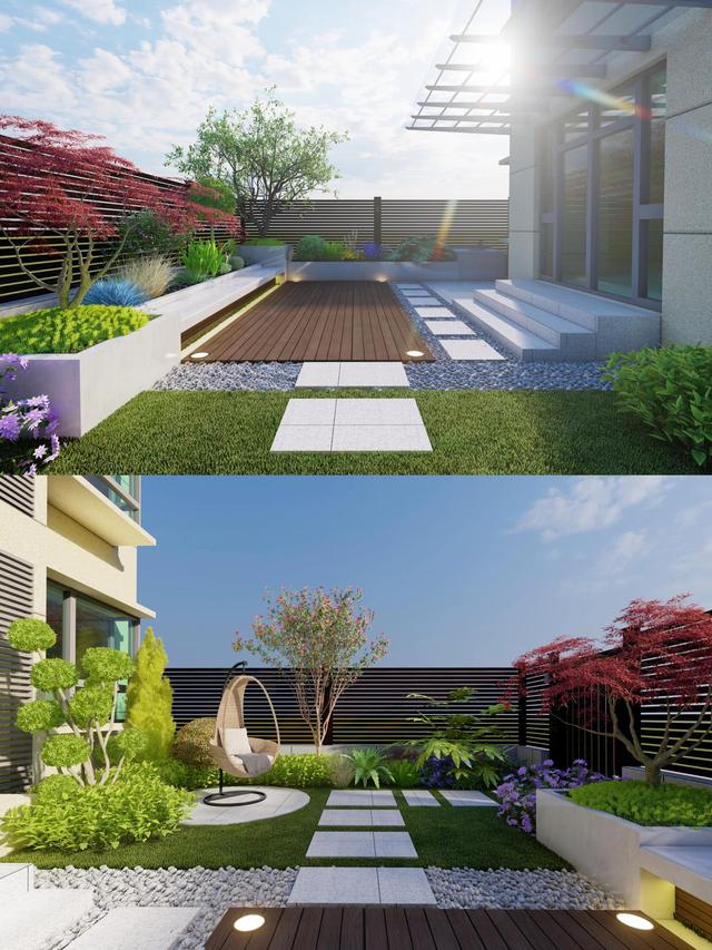 私家庭院花園設計|好打理的花園設計它來啦 - 頭條匯