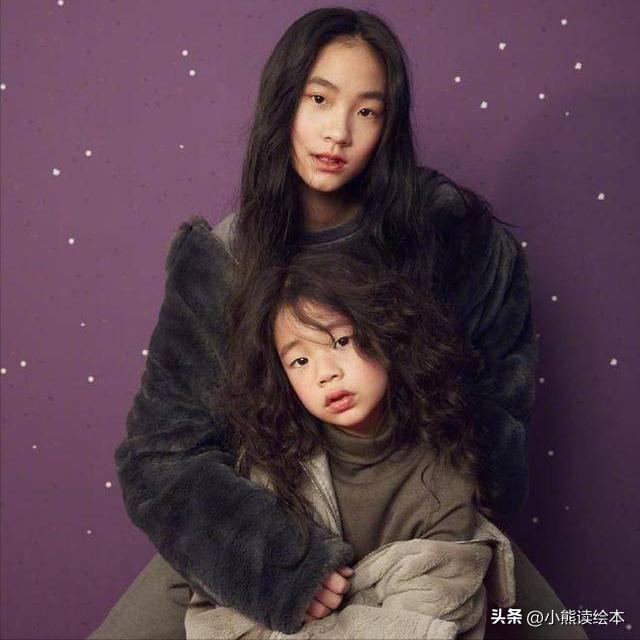A recent photo of Xiao S's second daughter was exposed, with long hair ...