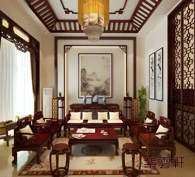 Chinese style design and decoration effect of Ziyu Villa - iMedia