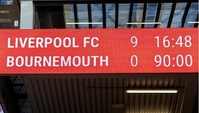 The biggest loss score in the Premier League was born!Liverpool 9-0 ...