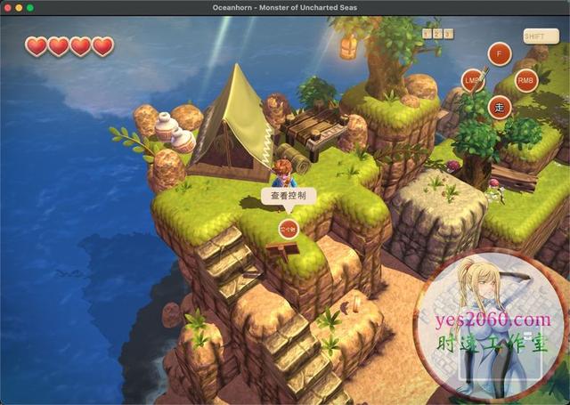 The horn of the sea Oceanhorn MAC Apple computer game native Chinese ...
