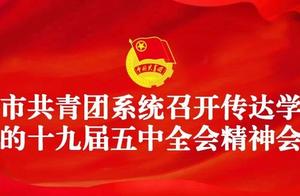 全市共青团系统召开传达学习党的十九届五中全会精神会议