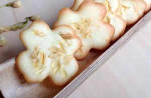 清新小创意小仙女饼干——茉莉花瓦片