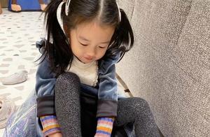 陈赫首晒4岁女儿安安照片，一双鞋子就上万，网友：好阔气
