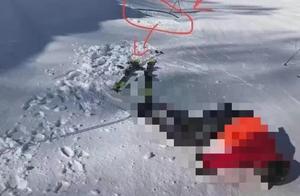 男子在崇礼滑雪时摔伤死亡 目击者称摔倒处附近地面有线缆
