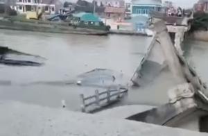 突发！江苏南通一桥梁发生垮塌 无人员伤亡