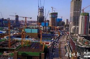 Boat is patted! Jinan CBD building site in succession go back to work