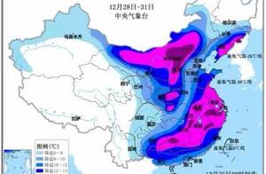 秦岭、南岭也挡不住的寒潮岁末来袭！最低气温0℃线将南压至华南北部