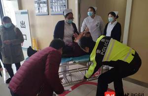 分秒必争！孕妇出现紧急状况，警车开道风驰电掣护送就医