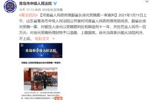 有期徒刑11年！河南省原副省长徐光受贿案一审宣判
