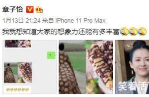 章子怡新剧造型“撞衫”玉米 本尊回应：想象力丰富
