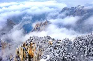 Mount Hua of ｜ of big beautiful Shaanxi and snow meet to be gotten the better of however the world c