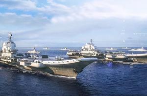 最新消息：辽宁舰航母编队在台湾周边海域开展训练，美军在南海能狠得过中国？