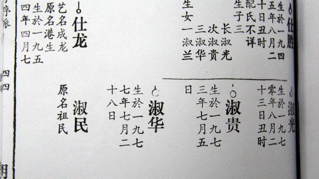家譜都選哪些詞句