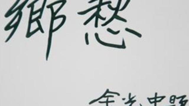 余光中表达出乡愁的诗句