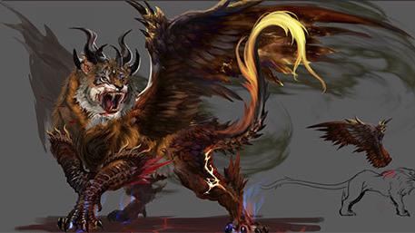 上古四大凶兽分别是:饕餮(tāotiè),浑沌,穷奇和梼杌(táowù).