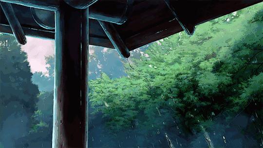 描写下雨景色的古诗
