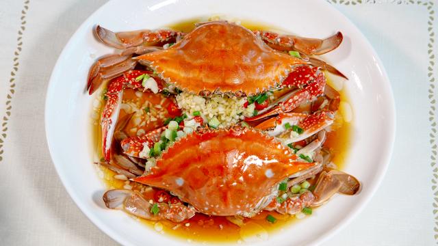 葱油螃蟹的做法