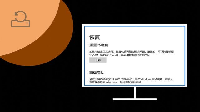 win10系统映像恢复和重置此电脑