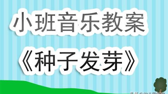 小班种子发芽教案及反思