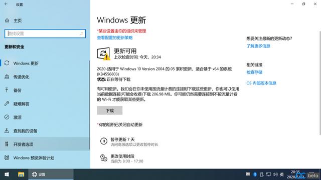 win10某些设置由你的组织来管