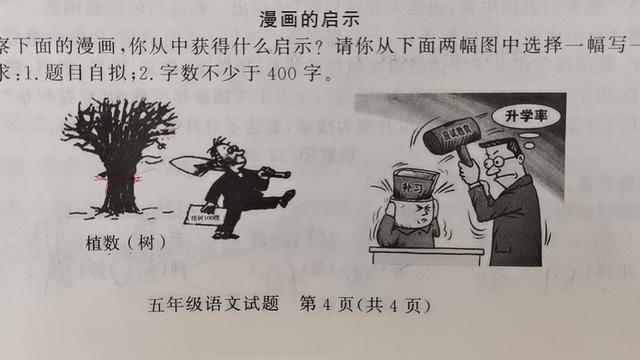 五年级漫画老师作文400字新颖题目