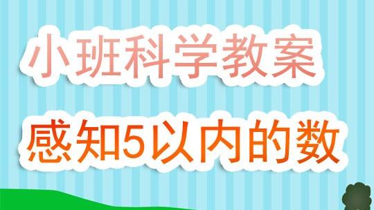 5以内的点数小班教案