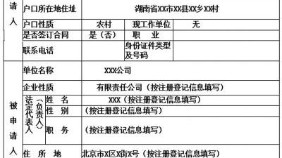 劳动仲裁申请书范本精选