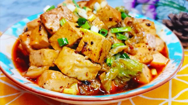 白菜炒豆腐怎么做好吃