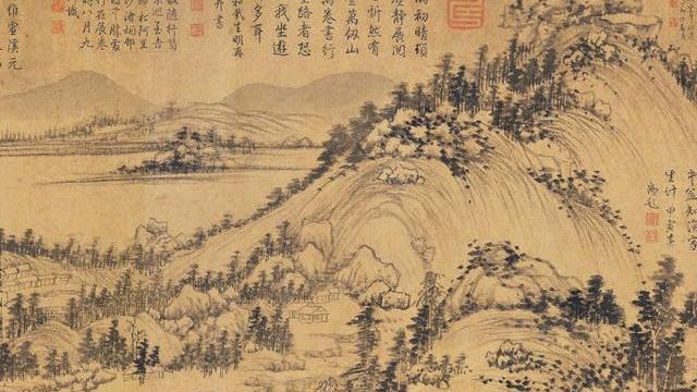 描寫朋友贈畫的詩句