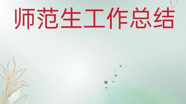 实习指导教师总结（精选）